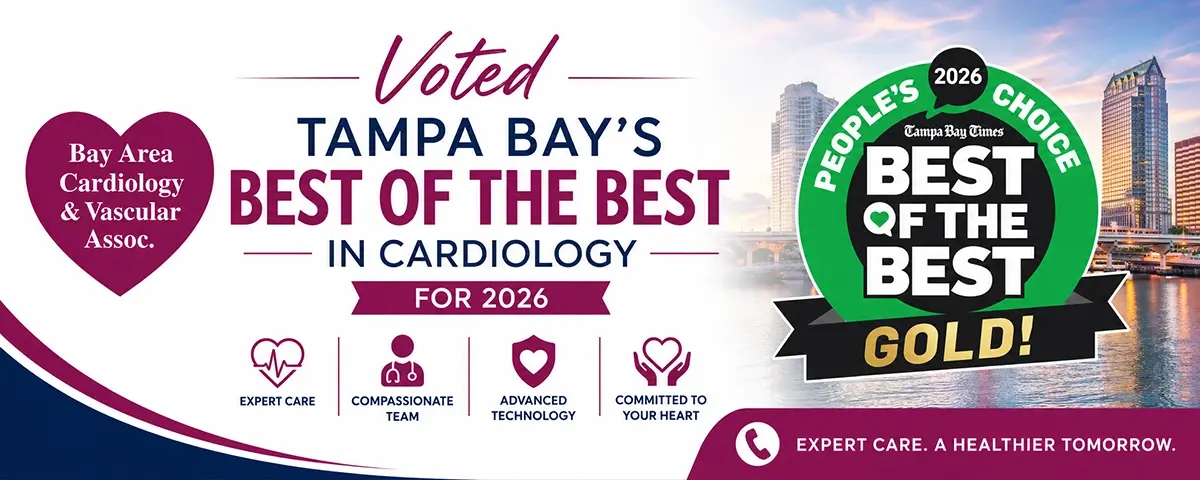 Voted Tampa Bay's Best of the Best in Cardiology for 2026
